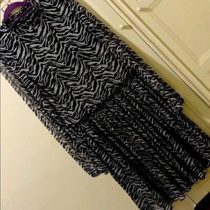 Zebra print dress